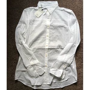NWT Gap White button down blouse
